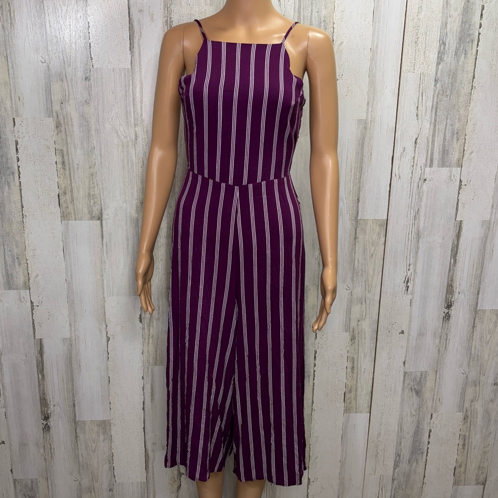 Gianni Bini Striped‎ Cropped Jumpsuit